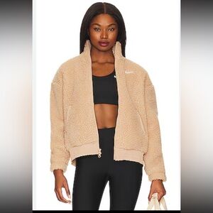NWT Nike SWOOSH PLUSH Sherpa JACKET size L